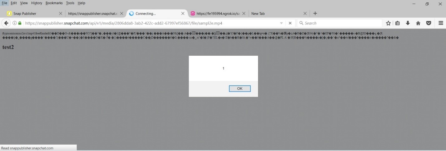 Conseguimos executar XSS em-snapchat