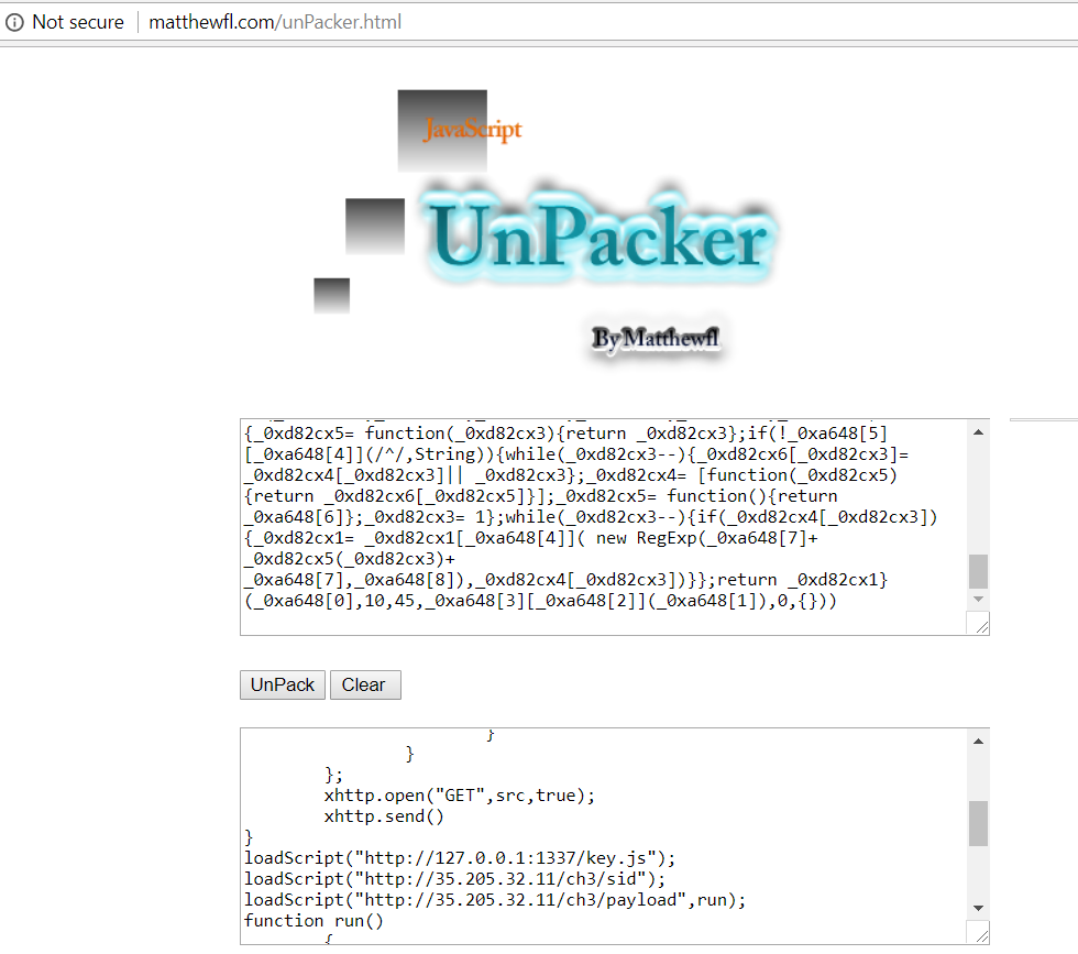 Descriptografar arquivo com Unpacker