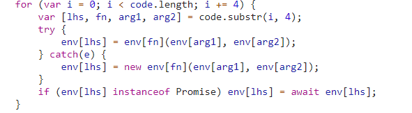 Um loop contendo lógica que será mostrado mais tarde